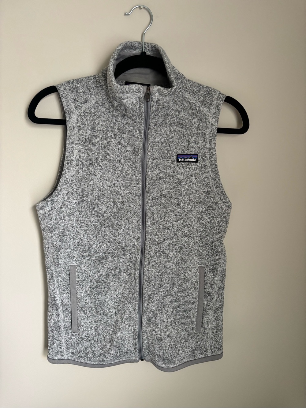 Patagonia Better Sweater Fleece Vest Women’s Small Gray Full Zip Sleeveless